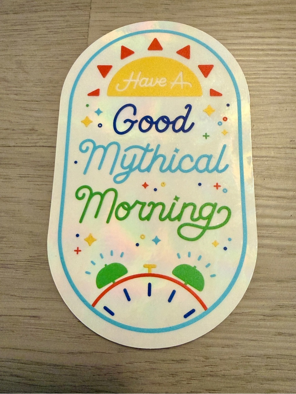 New Mythical Society -Good Mythical Morning GMM Sun Catcher Window Sticker